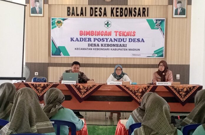 Bimtek posyandu Desa Kebonsari