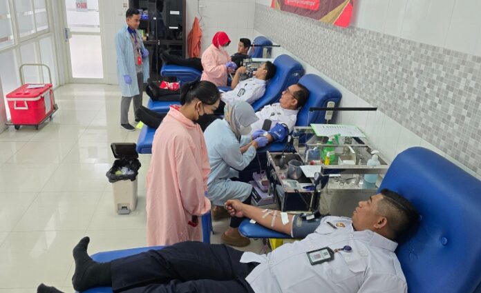 Donor darah Rutan Ponorogo